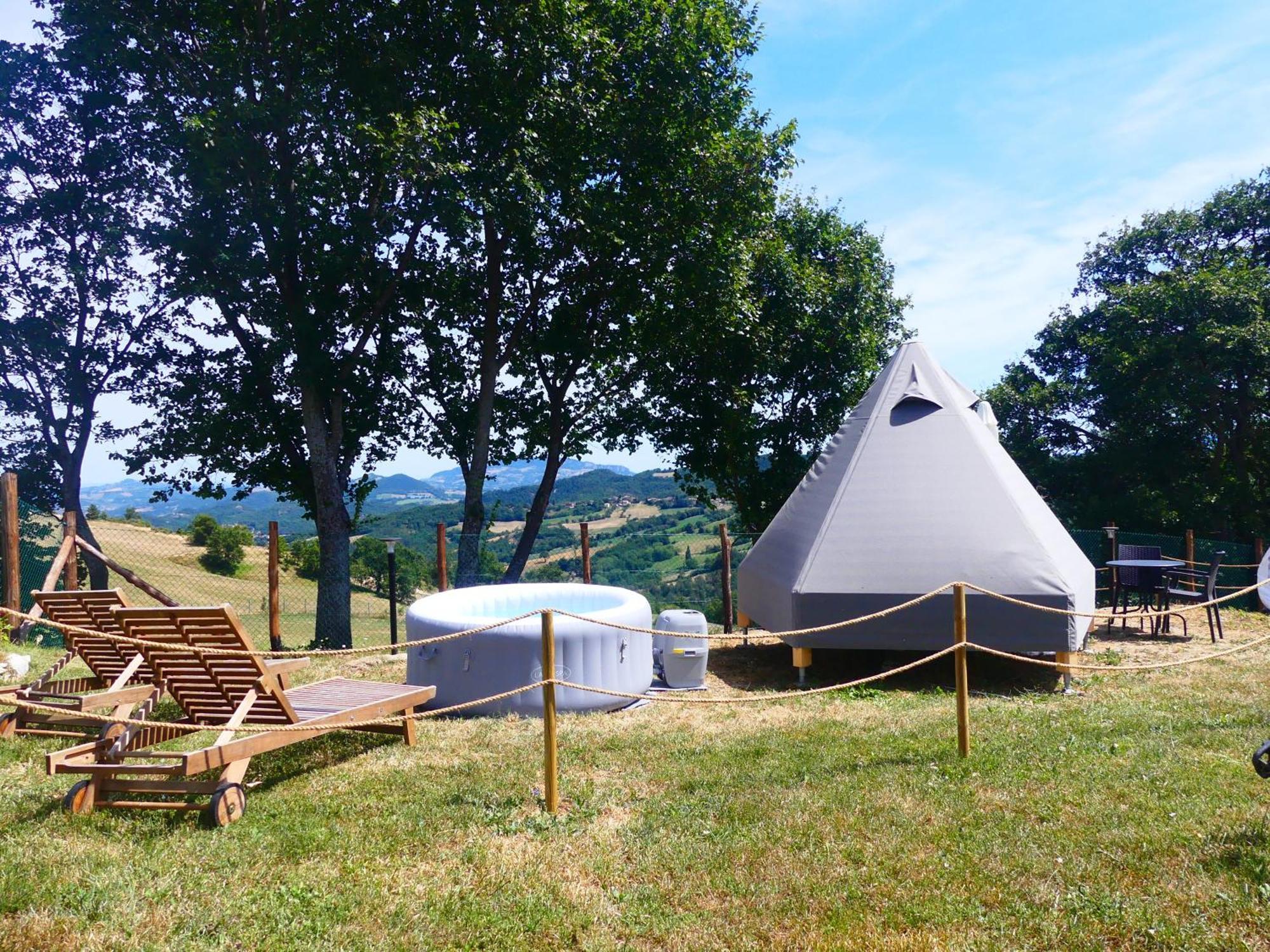 La Fattoria Dei Sibillini Villa มอนเตมอนาโก ภายนอก รูปภาพ